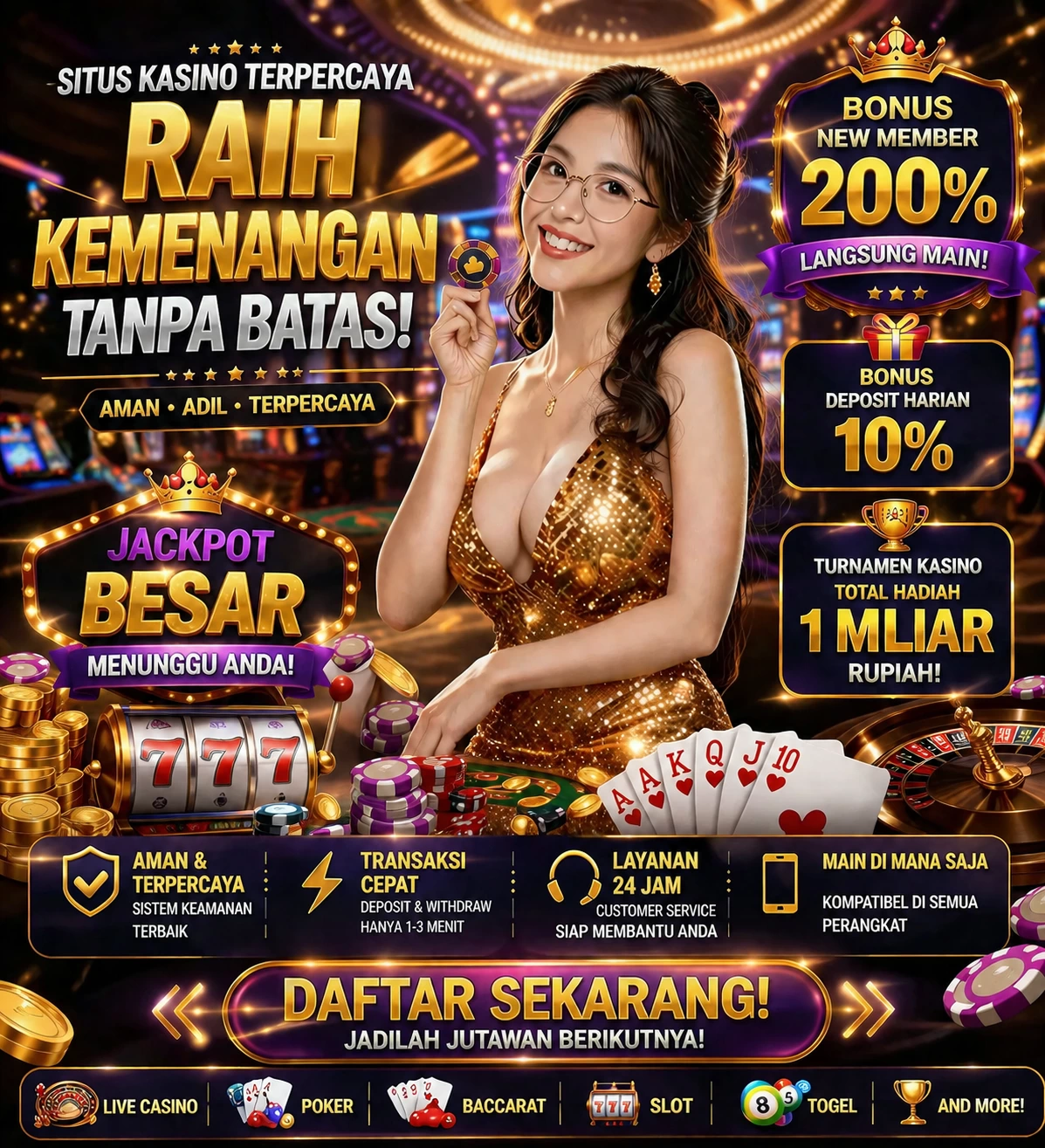 Roleta e blackjack game300